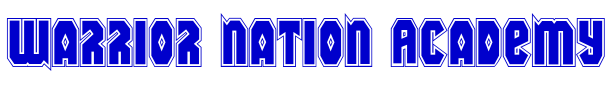 Warrior Nation Academy шрифт